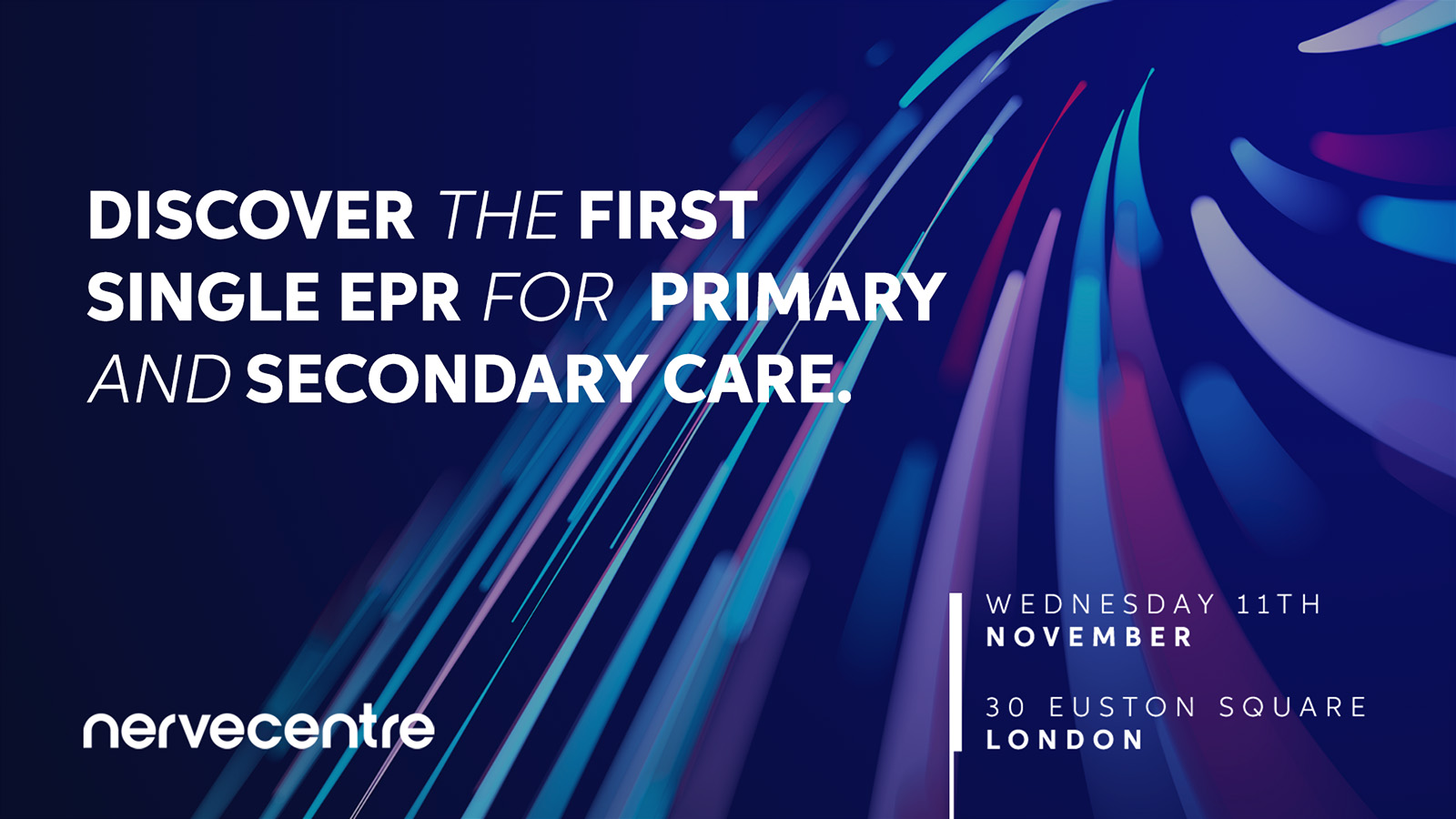Discover the first single EPR for primary and secondary care Discover the first single EPR for primary and secondary care